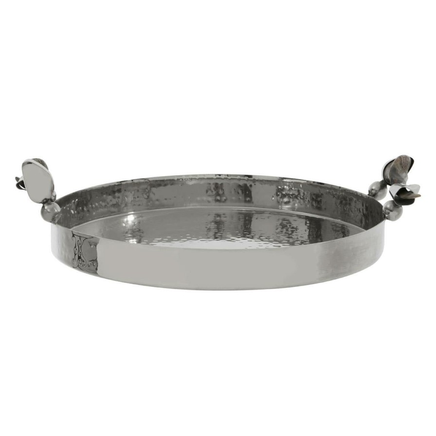 Kitchen and Dining Fifty Five South Trays | Haven Horn Handle Tray