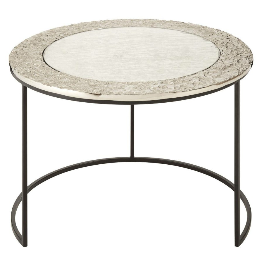 FURNITURE Fifty Five South Side Tables | Akola Set Of 2 Large Round Side Tables