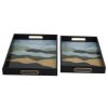 Accessories Premier Trays and Coasters | Celina Set Of Two Rectangular Trays Assorted Colour