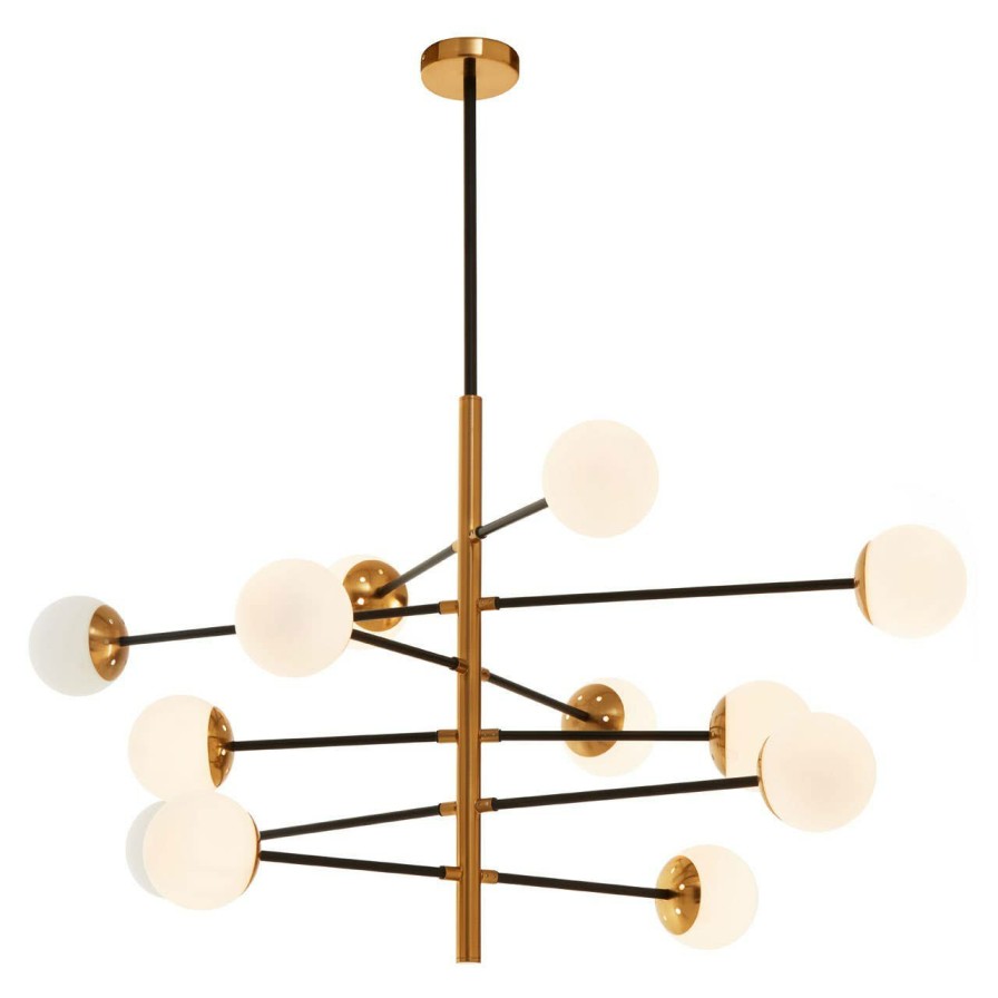 Accessories Fifty Five South Light and Ceiling Shades | Trieste Twelve Bulb Pendant Light