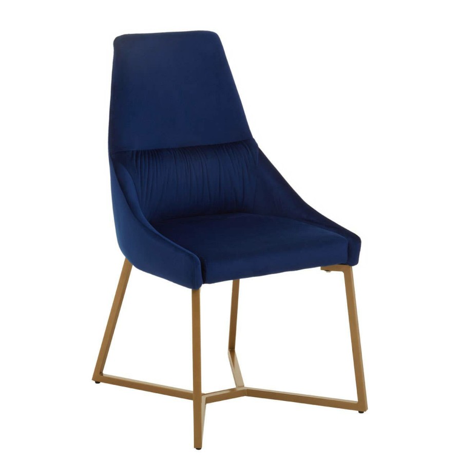 FURNITURE Fifty Five South Dining Chairs | Vieste Midnight Velvet Dinner Chair