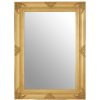 Bathe and Utility Premier Mirrors | Baroque Rectangular Gold Wall Mirror