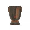 Accessories Fifty Five South Vases, Planters and Plant Stands | Darnell Small Rustic Face Planter