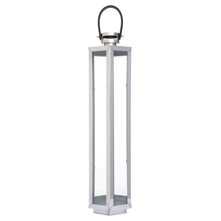 Accessories Fifty Five South Lanterns | Herber Large Silver Finish Lantern