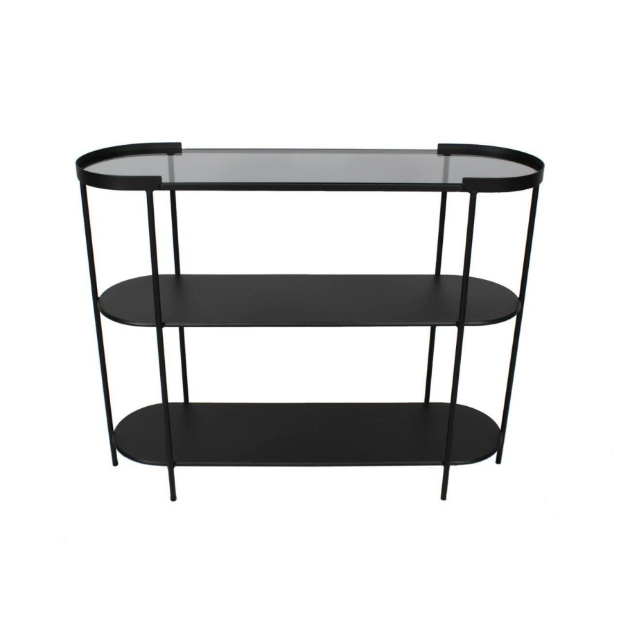 FURNITURE Premier Console Tables | Trento Console Table With Glass Top