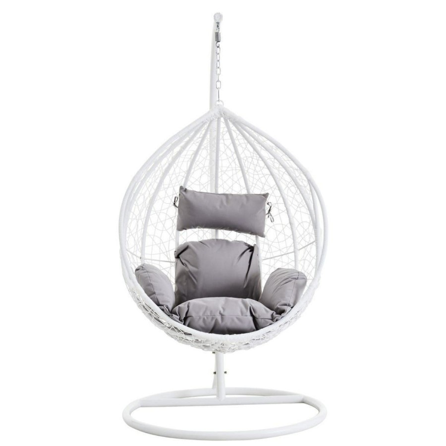 Outdoor Premier Outdoor Seating | Goa Cut Out Sides White Hanging Chair