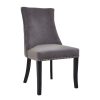 FURNITURE Fifty Five South Seating | Kensington Townhouse Dark Grey Dining Chair