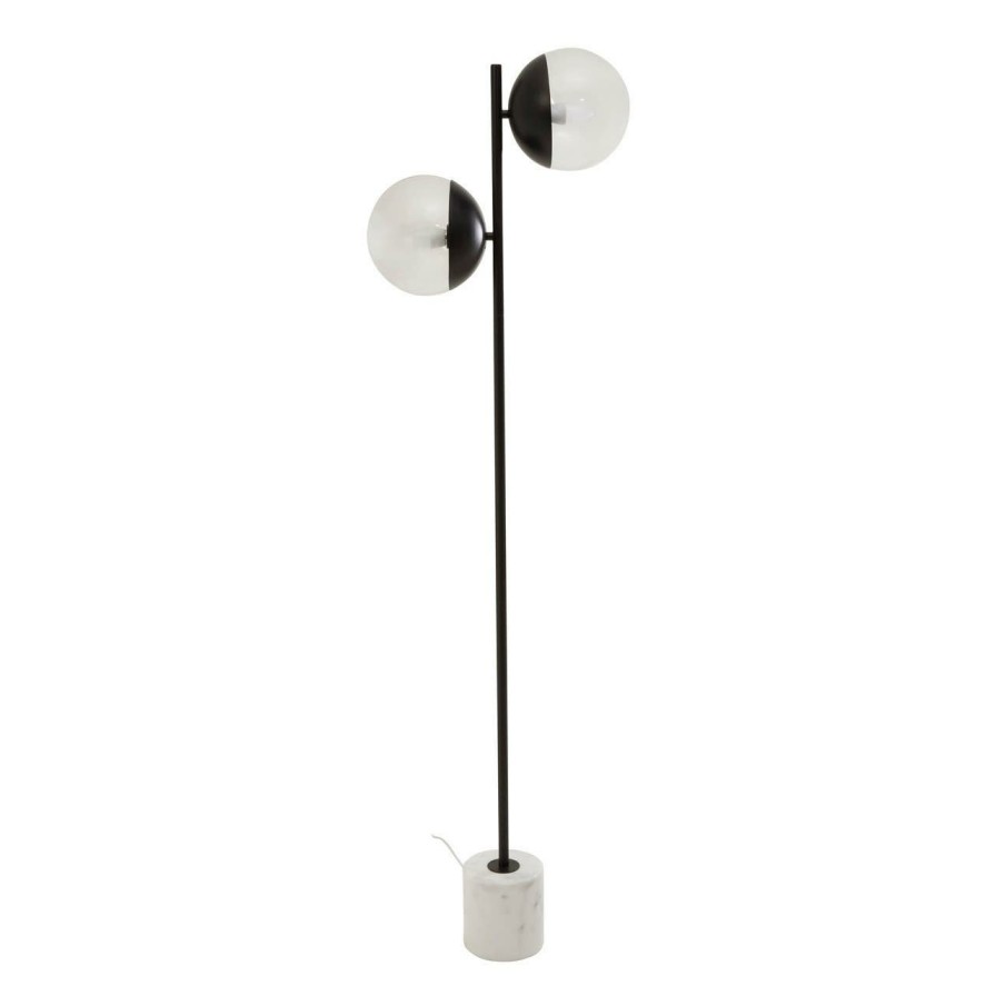 Accessories Premier Floor Lamps | Revive Two Light Black Floor Lamp