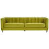 FURNITURE Fifty Five South Seating | Brasa 3 Seat Green Velvet Sofa