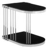 FURNITURE Fifty Five South Side Tables | Novo Silver U Shaped Side Table