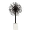 Accessories Fifty Five South Sculptures and Ornaments | Mirano Black Finish Starburst Sculpture