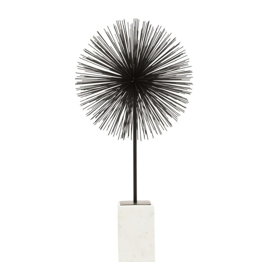 Accessories Fifty Five South Sculptures and Ornaments | Mirano Black Finish Starburst Sculpture