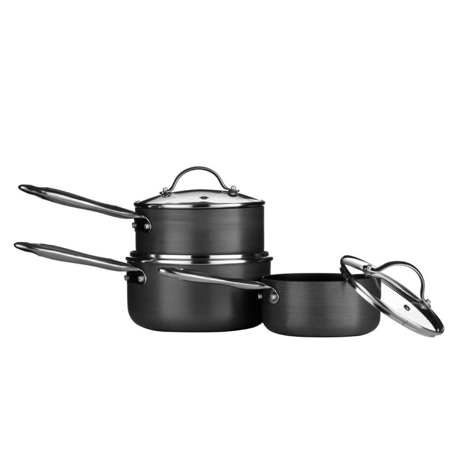 Kitchen and Dining Premier Pots and Pans | Tenzo H Series 3 Piece Cookware Set