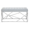 FURNITURE Premier Benches | Allure Powder Blue Geometric Bench