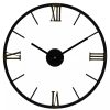 Accessories Fifty Five South Wall Clocks | Kent Round Black Metal Wall Clock