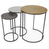 FURNITURE Fifty Five South Nesting Tables | Elias Nest Of Three Hammered Metal Tables