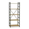 FURNITURE Premier Shelving | Laxton 5 Tier Light Yellow Shelf Unit