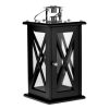 Accessories Fifty Five South Lanterns | Hampstead Medium Black Criss Cross Lantern