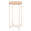 FURNITURE Premier Side Tables | Allure Pink Mirror Tall Side Table