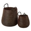 Bathe and Utility Fifty Five South Boxes, Bags and Baskets | Bora Set Of 2 Round Storage Baskets