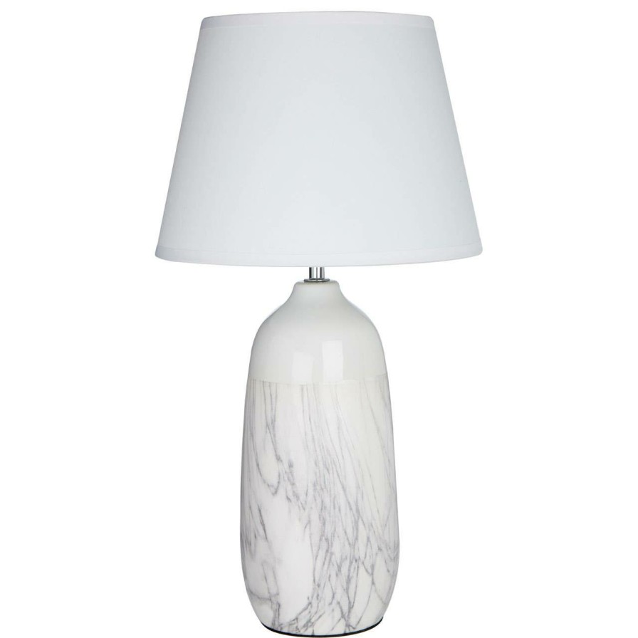 Accessories Premier Table Lamps | Welma White Ceramic Table Lamp