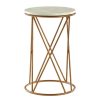 FURNITURE Premier Side Tables | Shalimar Gold Cross Stand Side Table