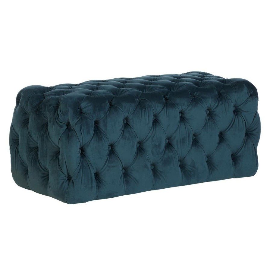 FURNITURE Fifty Five South Footstools | Sasha Midnight Footstool