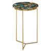 FURNITURE Fifty Five South Side Tables | Vita Blue Agate Table