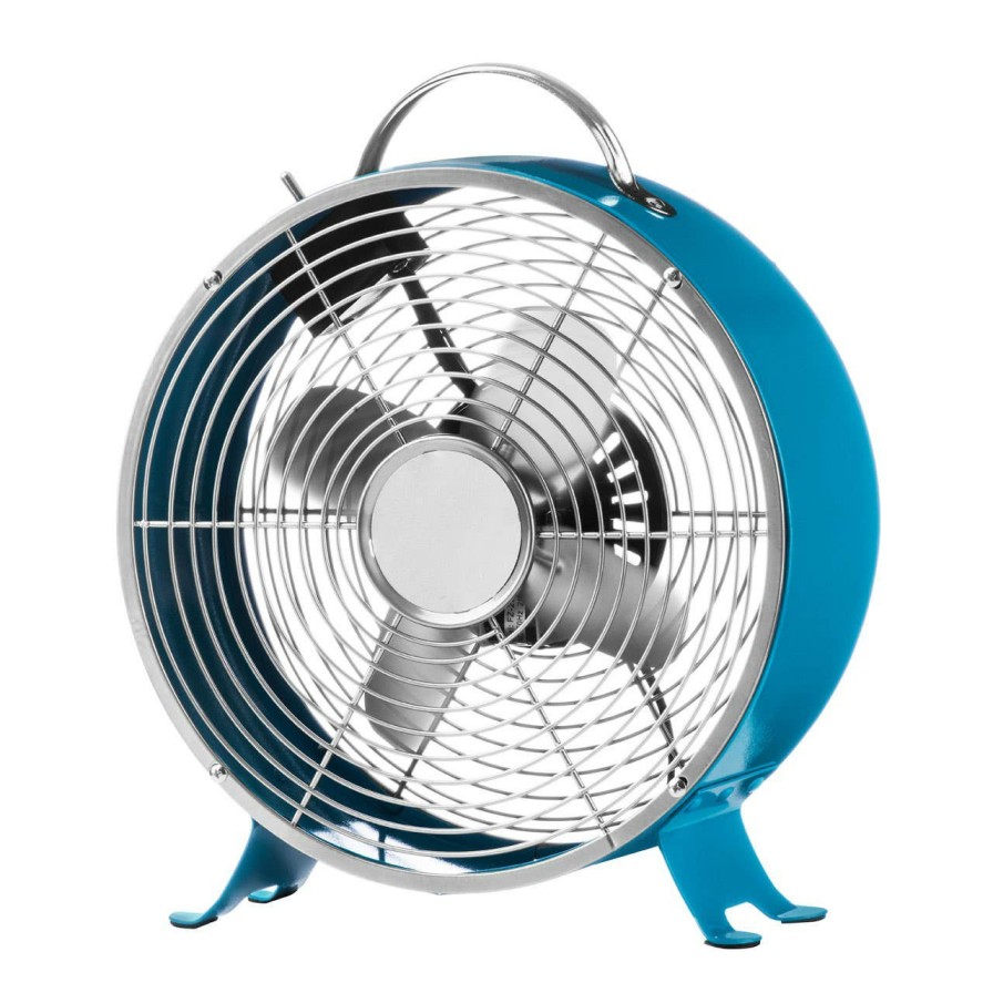 Bathe and Utility Premier Fans | Blue Retro Desk Fan