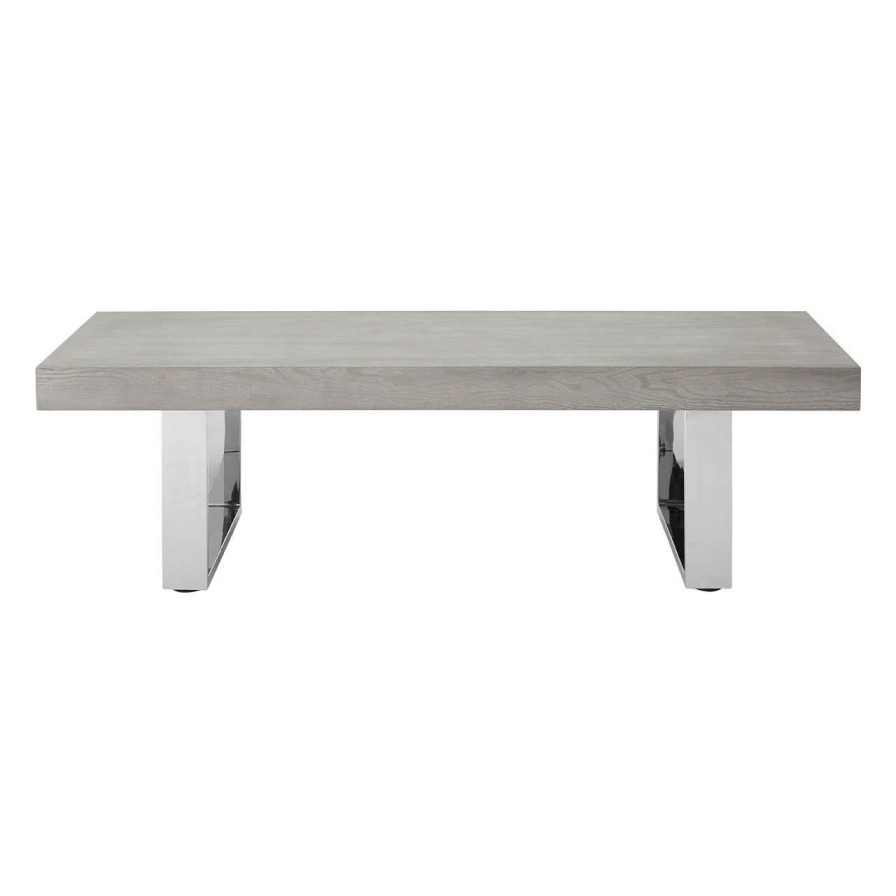 FURNITURE Fifty Five South Coffee Tables | Ulmus Grey Elm Wood Coffee Table