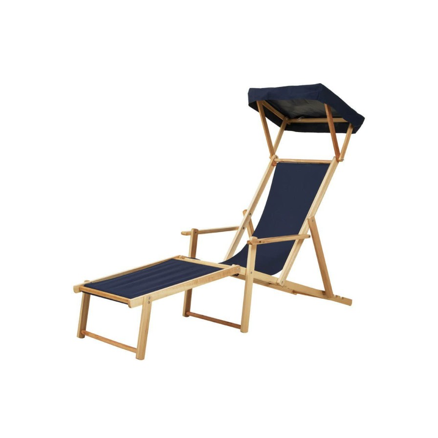 Outdoor Premier Outdoor Seating | Beauport Blue Lounger