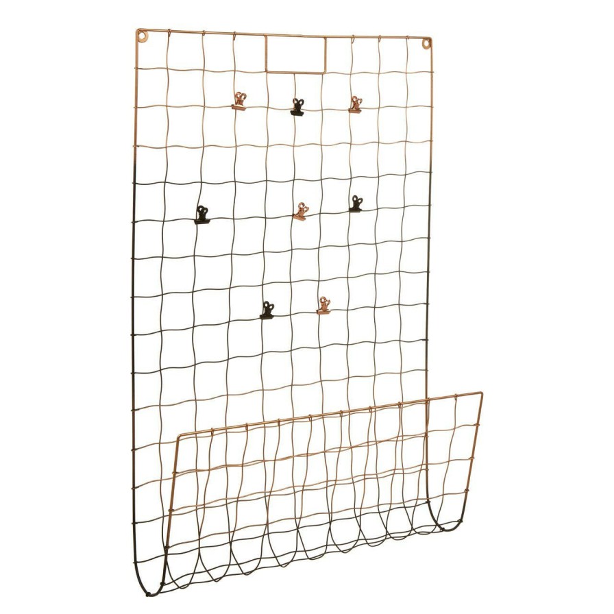 Bathe and Utility Premier Media Storage | Mimo Wall Mount Magazine Rack With Clips