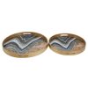 Accessories Premier Trays and Coasters | Celina Set Of Two Abstract Trays