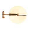 Accessories Fifty Five South Wall Lights | Abira Brushed Brass Ball Wall Light