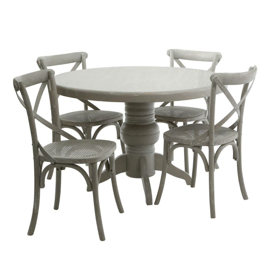 FURNITURE Premier Dining Sets | Vermont Grey Wash 5Pc Dining Set