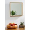 Bathe and Utility Premier Mirrors | Ando Small Square Gold Finish Wall Mirror