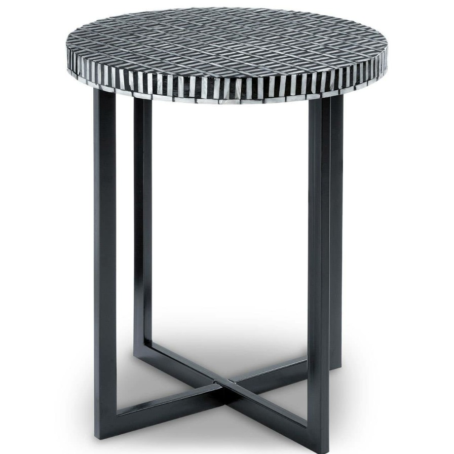 FURNITURE Fifty Five South Side Tables | Bria Round Side Table