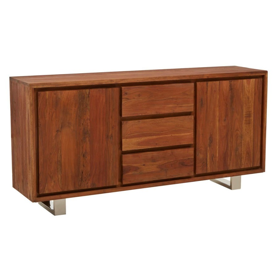 FURNITURE Fifty Five South Sideboards | Simla Acacia Two Door Sideboard