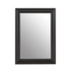 Bathe and Utility Premier Mirrors | Henley Black Wooden Framed Wall Mirror