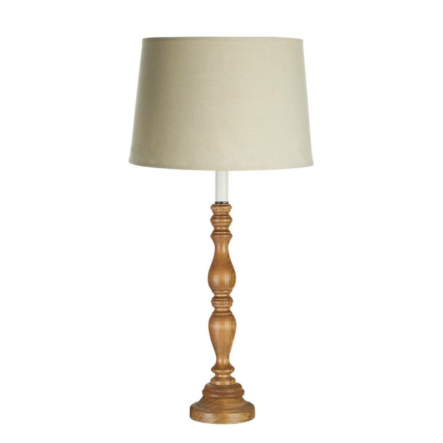 Accessories Premier Table Lamps | Candle Table Lamp With Round Base