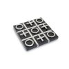 Accessories Fifty Five South Games | Flos Black And Silver Tic Tac Toe Game