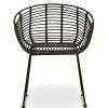 FURNITURE Premier Lounge Chairs | Lagom Black Natural Rattan Chair