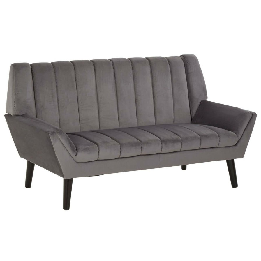 FURNITURE Premier Seating | Savina 2 Seat Grey Sofa