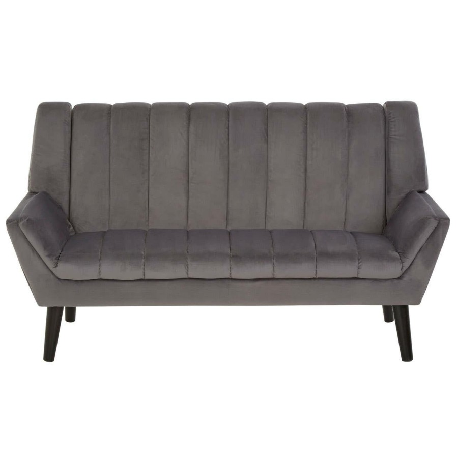 FURNITURE Premier Seating | Savina 2 Seat Grey Sofa