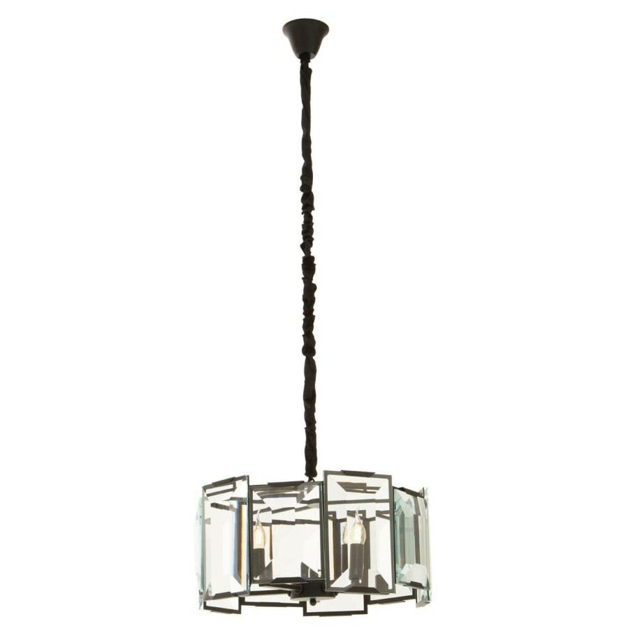 Accessories Fifty Five South Chandeliers | Babylon Black Iron Chandelier