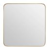 Bathe and Utility Fifty Five South Mirrors | Large Gold Finish Square Wall Mirror