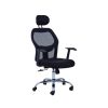 FURNITURE Premier Seating | Black Home Office Chair With Black Arms And 5 Wheeler Base