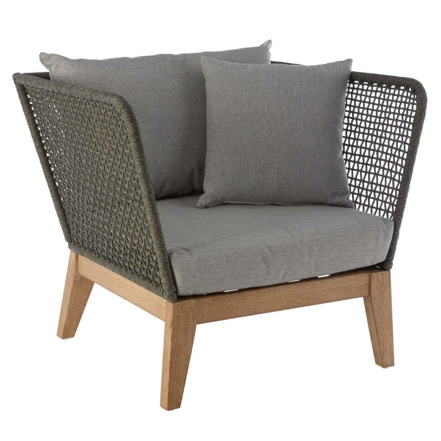 Outdoor Fifty Five South Outdoor Seating | Opus Grey Armchair