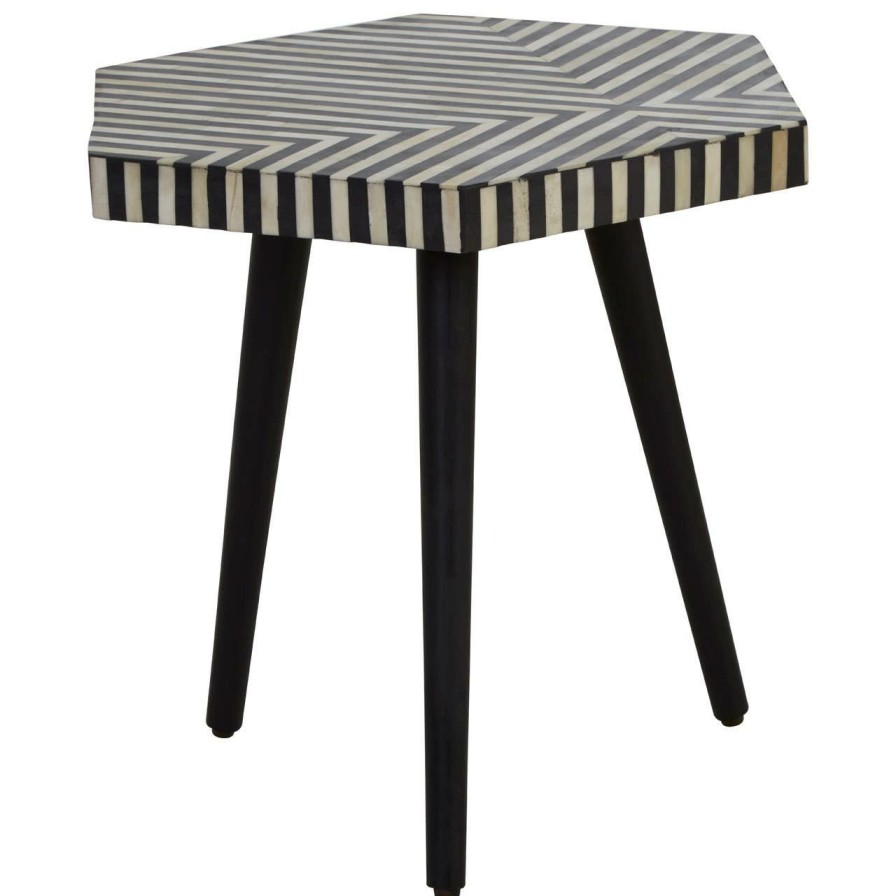 FURNITURE Fifty Five South Side Tables | Boho Hexagonal Side Table