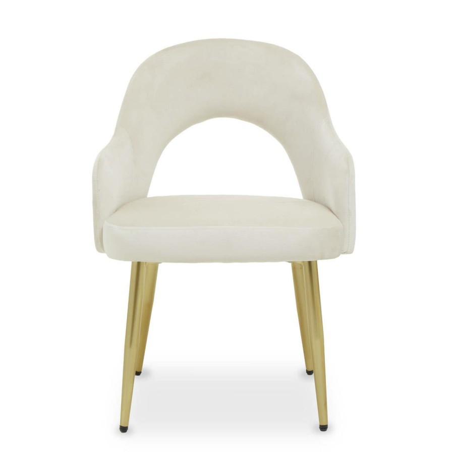 FURNITURE Premier Seating | Dani Stone Velvet Dining Chair